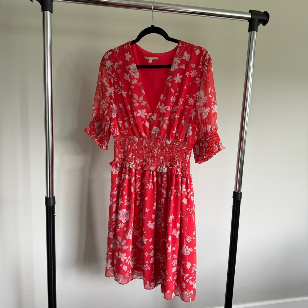 Gianni Bini Red floral dress
